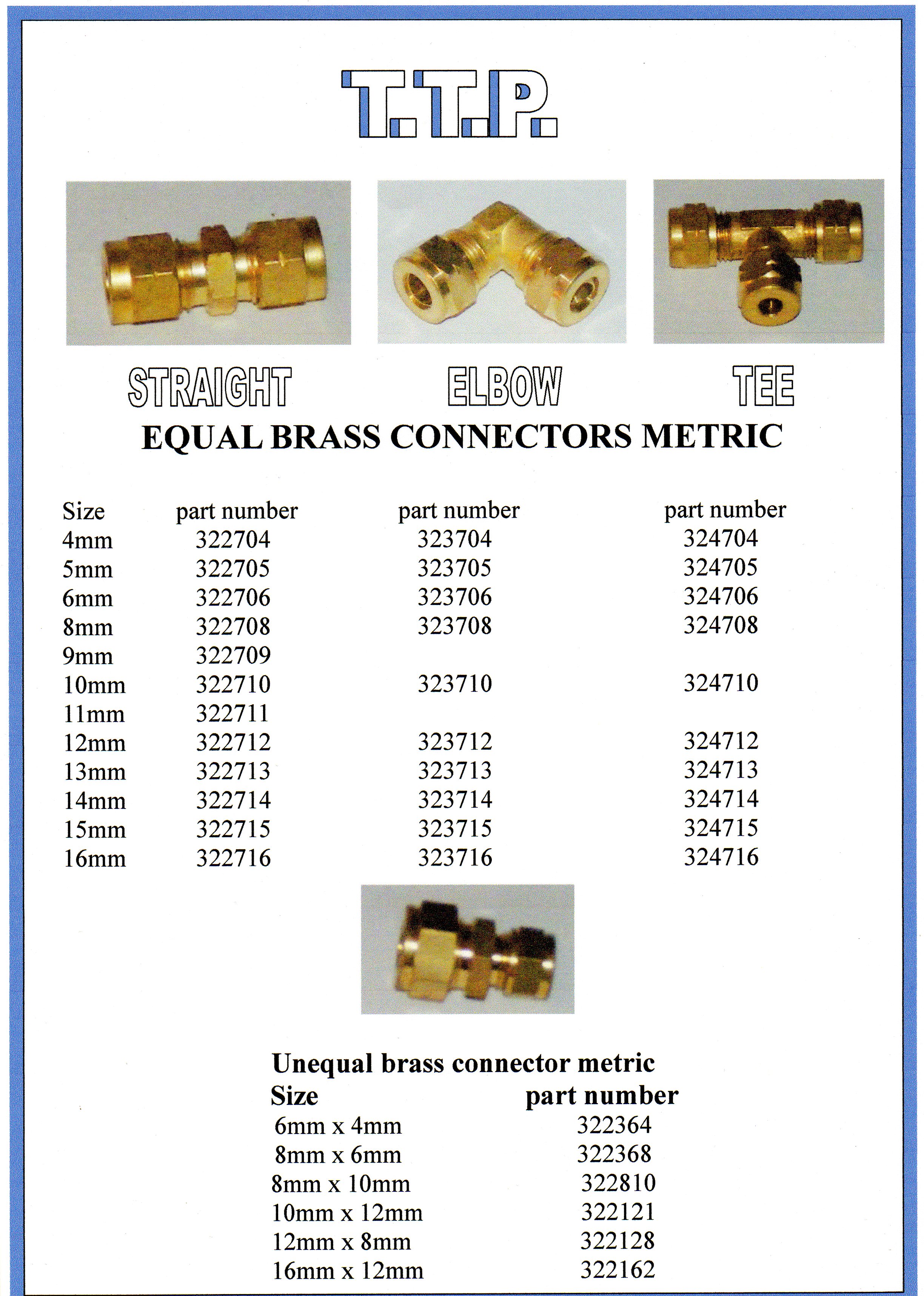 Truck & Trailer Brass Connectors 2